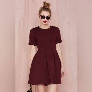 (Original) NastyGal Six Crisp Days Wool Dress